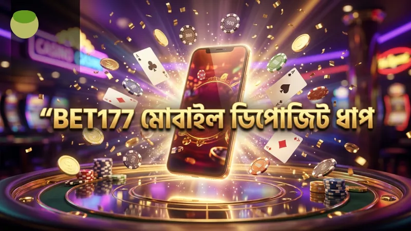 BET177 ডিপোজিটের জন্য মোবাইল ফোনে সহজ ধাপসমূহ