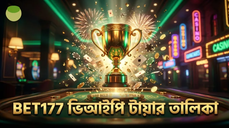 BET177 ভিআইপি ক্লাবের বিভিন্ন টায়ার ও সুবিধার তালিকা।