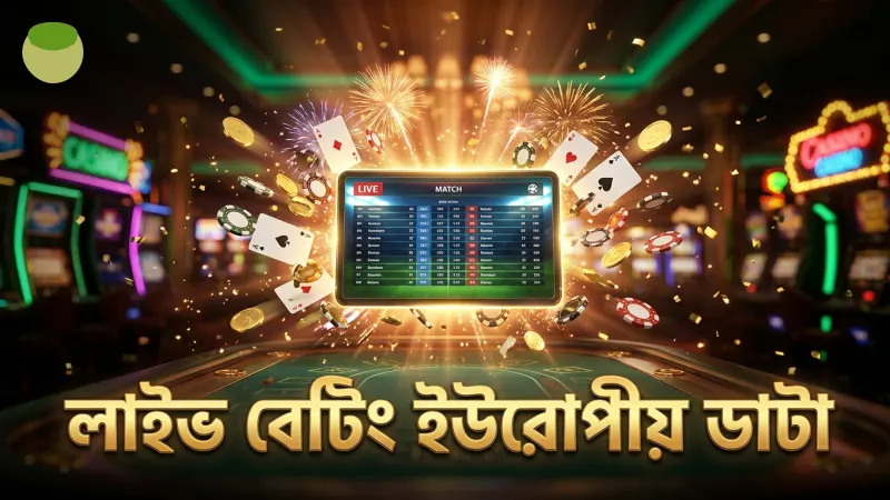 লাইভ বেটিংয়ের জন্য ইউরোপীয় ফুটবল ডাটা ব্যবহার করা হয়।