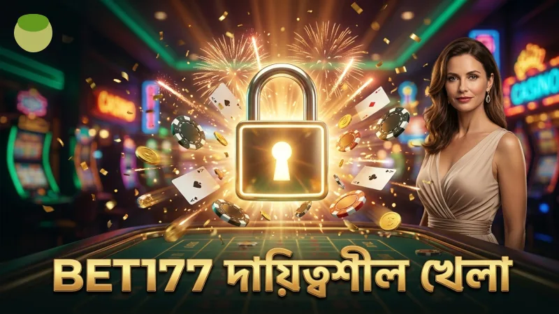 দায়িত্বশীল খেলা ও ঝুঁকি ব্যবস্থাপনার গুরুত্ব BET177 থেকে।